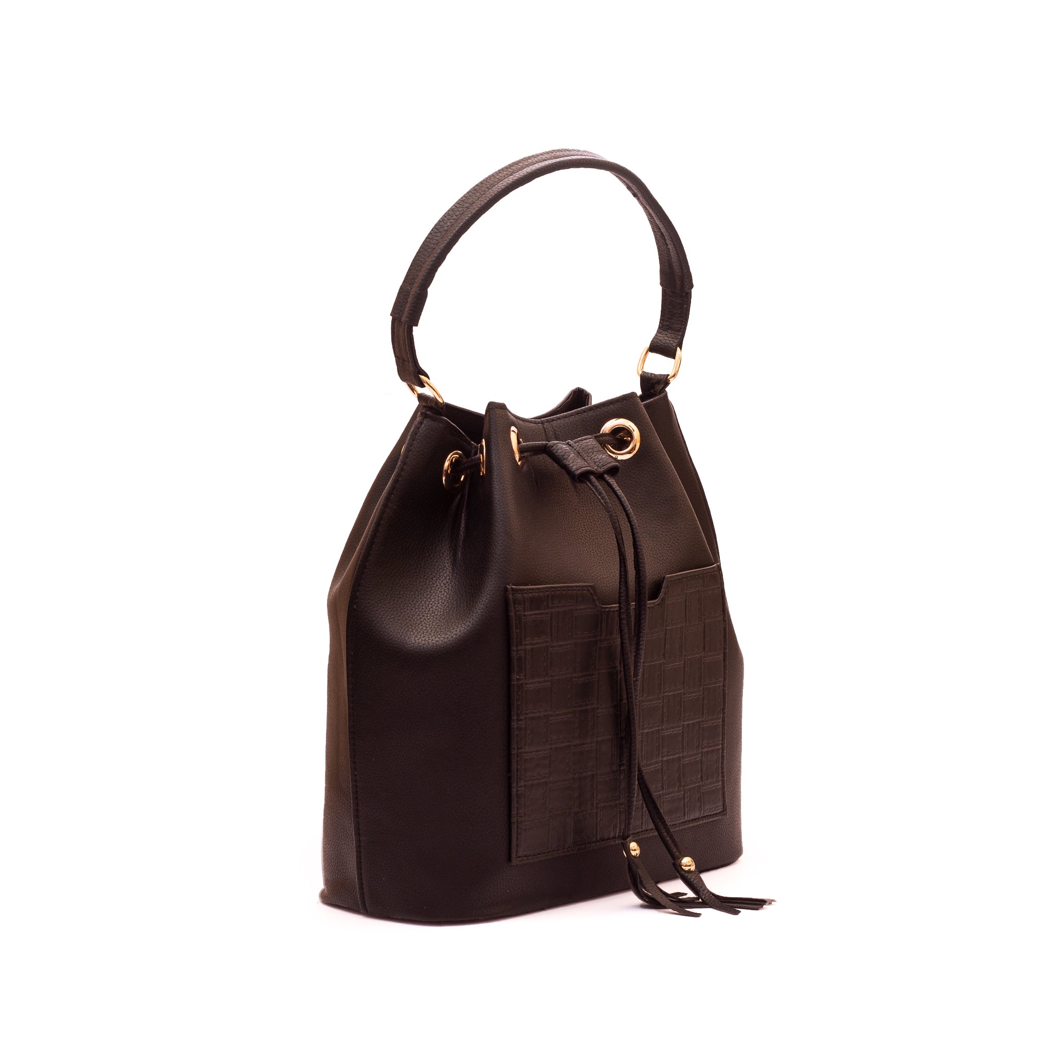 The City Staple Bucket Bag - Black