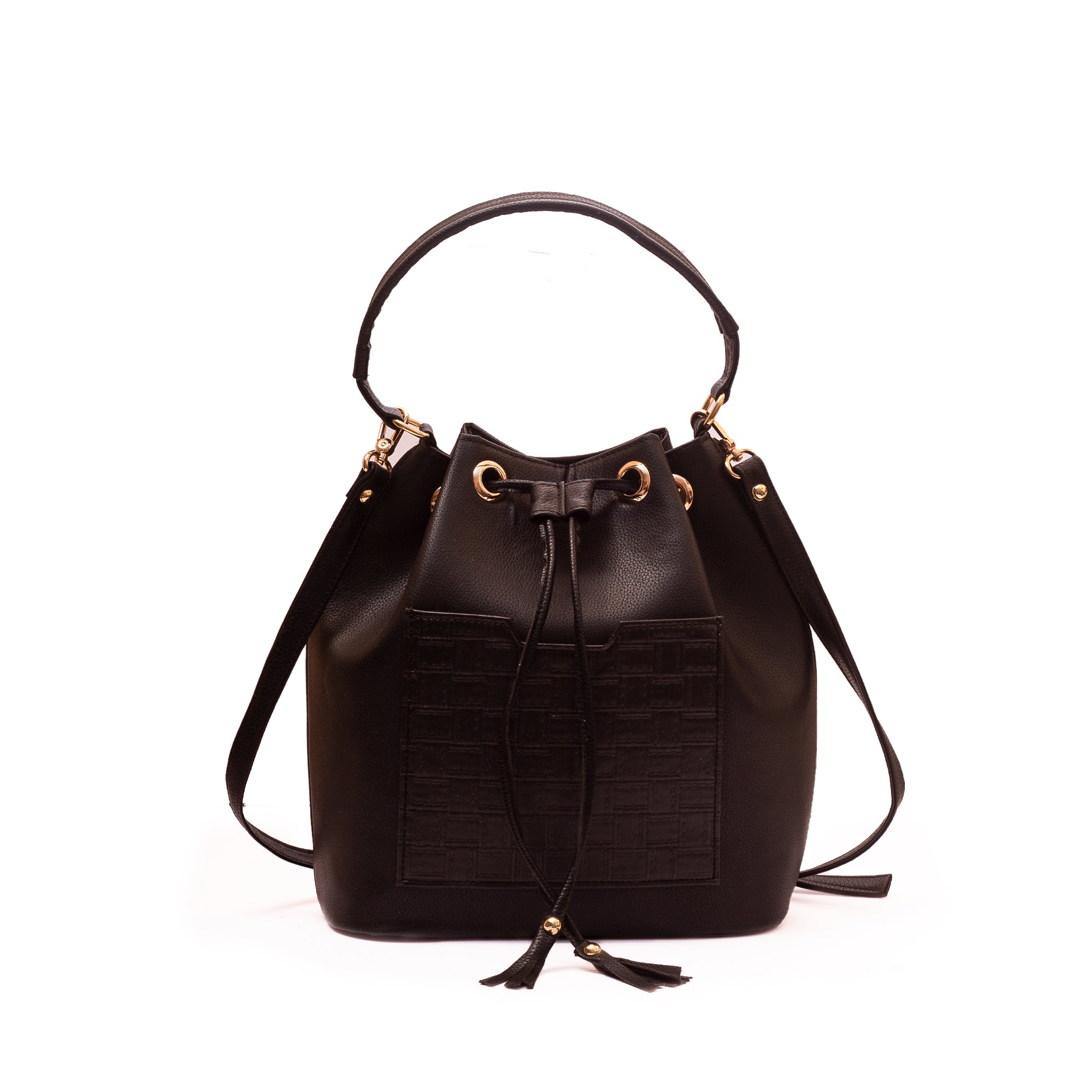The City Staple Bucket Bag - Black