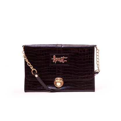 Set of 2: Black Duo: Everyday Essential Tote & Gilded Glamour Purse Crossbody Bag (SAVE Rs. 500)