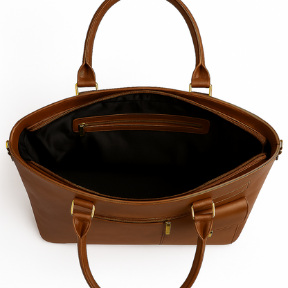 Set of 2: Work & Weekend Set - Lockwood Handbag & Cocoa Mini Crossbody Bag (SAVE Rs. 1000)