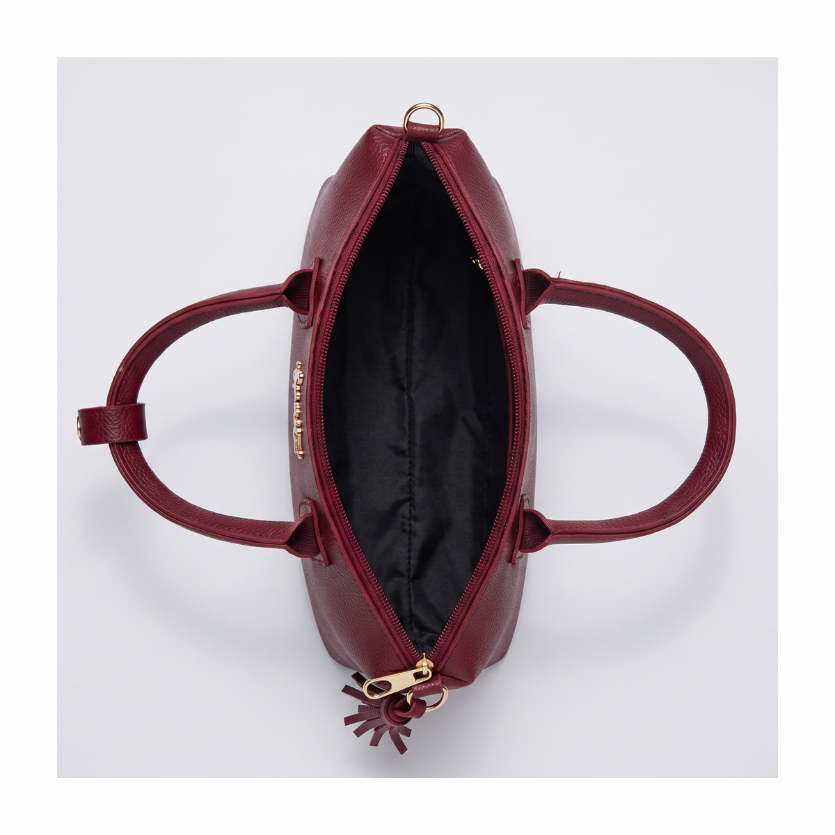 Mini Barrel Crossbody - Maroon