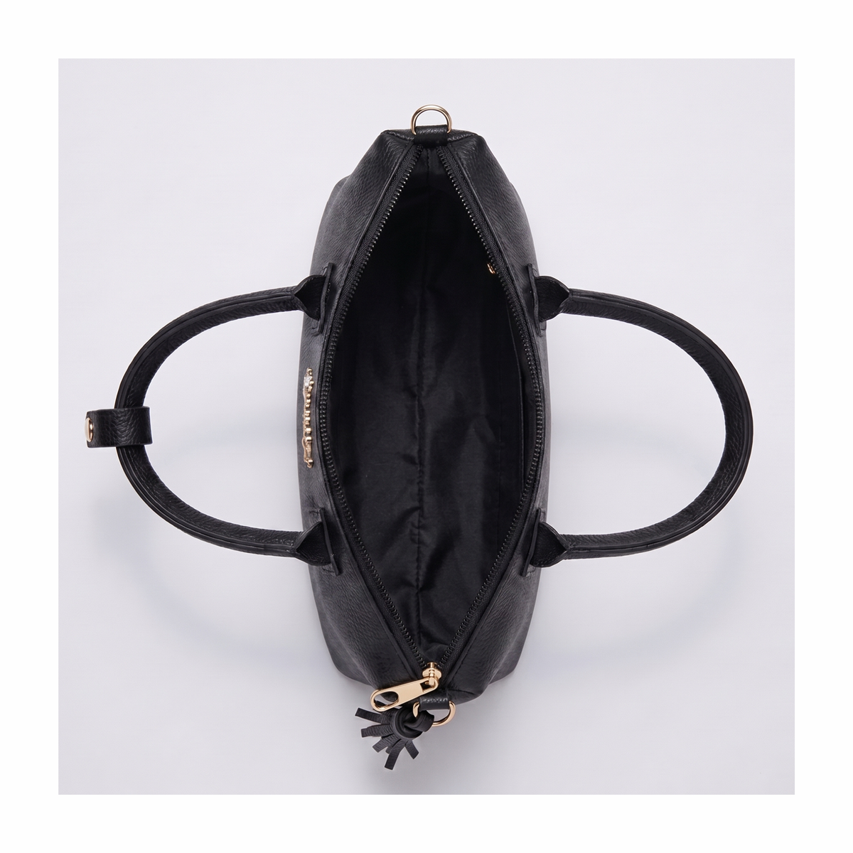 Mini Barrel Crossbody - Black