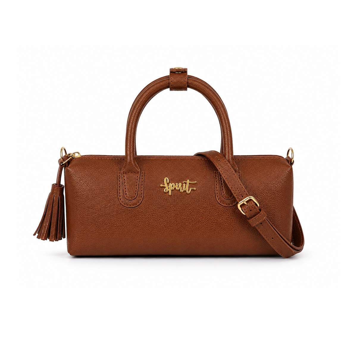 Mini Barrel Crossbody - Chocolate Brown