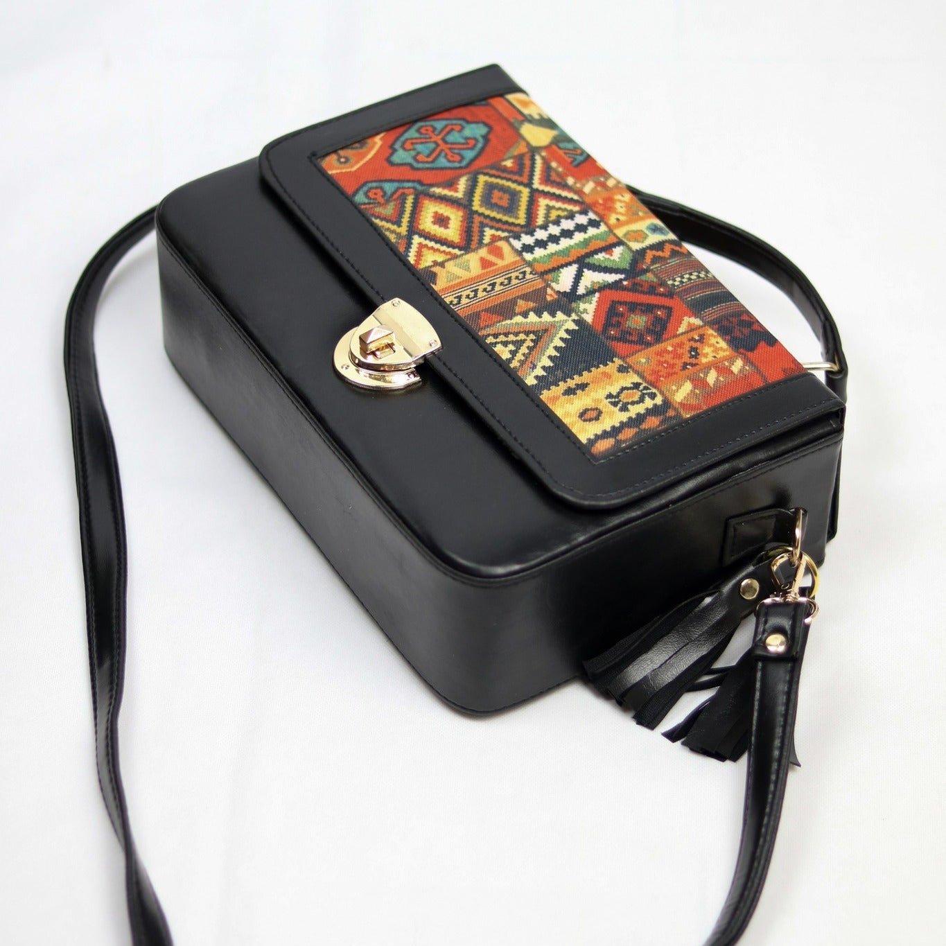 Tribal Treasure Box Crossbody Bag