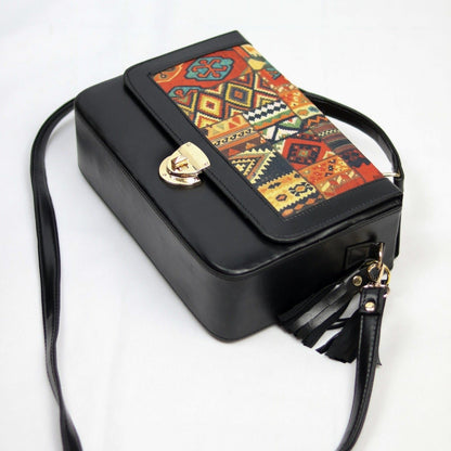 Tribal Treasure Box Crossbody Bag