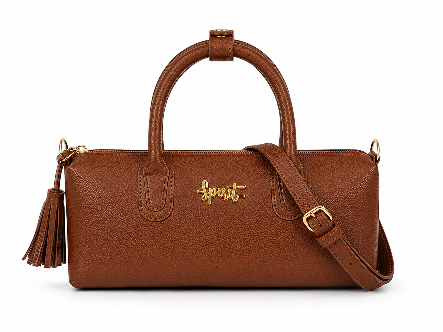 Mini Barrel Crossbody - Chocolate Brown