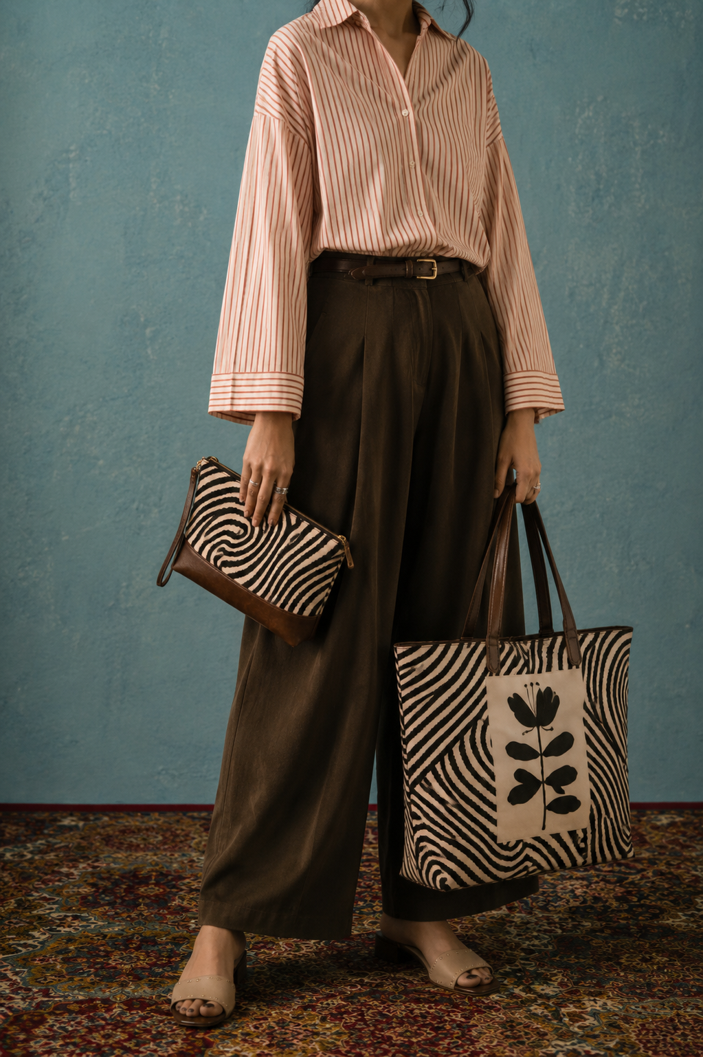 2-in-1 Urban Slick Tote Bag