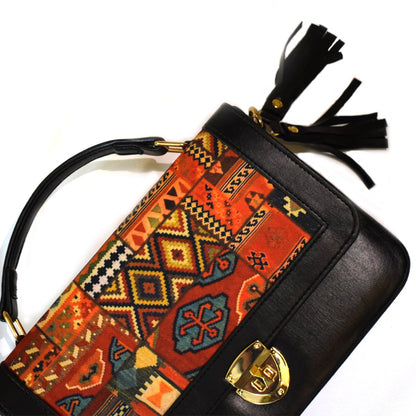 Tribal Treasure Box Crossbody Bag