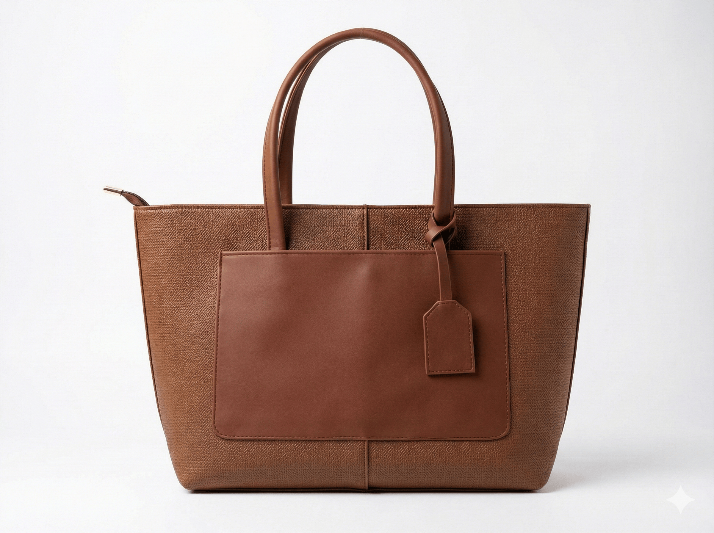 Set of 2: Signature Brown Duo: Big Tan Brown Tote & Cocoa Mini Crossbody (SAVE RS.1000/-)