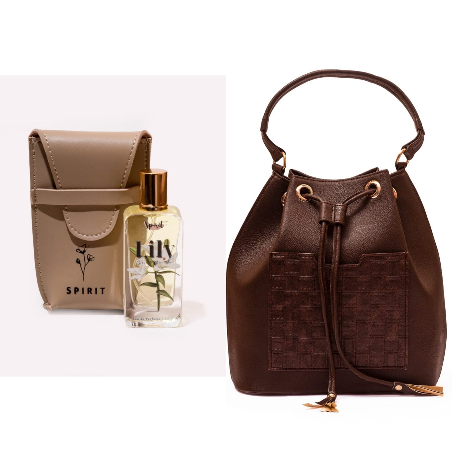 Combo (The City Staple Bucket Bag, Lily for Women - Feminine Fragrances)