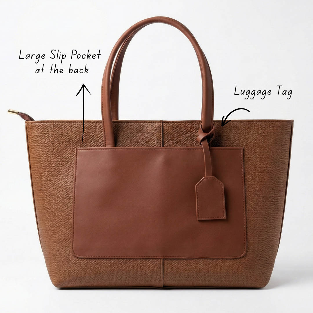The Big Tan Brown Tote